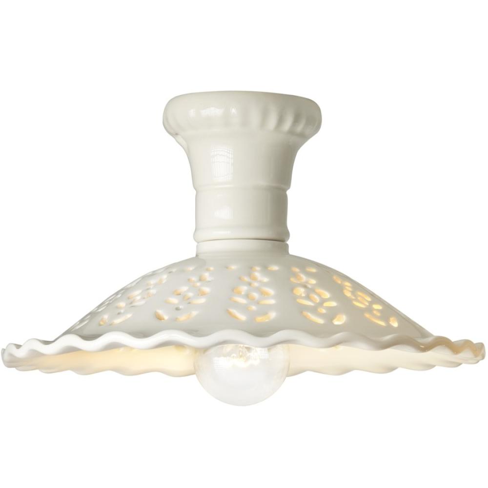 biela klasicka stropna lampa mediteranska keramika porcelan nizka vyska stropu dierkovane prepracovane abazury vidiecka vintage.jpg